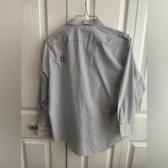 MiLi Designs striped long sleeve button up embroidered size PM - Picture 5 of 6